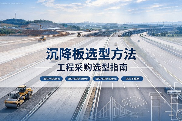 谷城沉降板选择方法