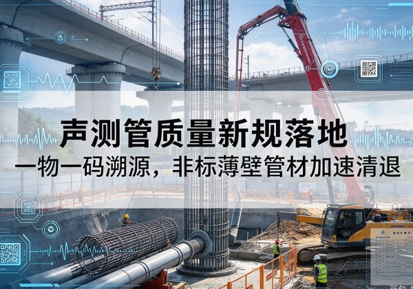 谷城声测管质量新规落地，一物一码溯源，非标薄壁管材加速清退